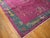 1920s Pink Raspberry Floral Birds Antique Chinese Deco Rug 9' X11' 8" Handlnotted Wool Carpet For Sale In New York - Image 6 of 6