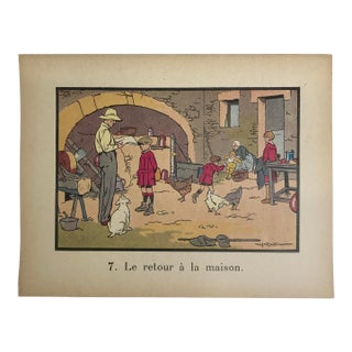 Mid 19th Century Jean-François Raffaëlli – French Educational Illustration / Children A For Sale