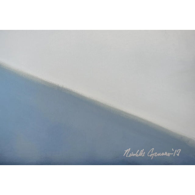 Abstract "Abstract Ocean Cliff" I Modern Landscape I Framed Giclée Prints by Nicolette Capuano For Sale - Image 3 of 4