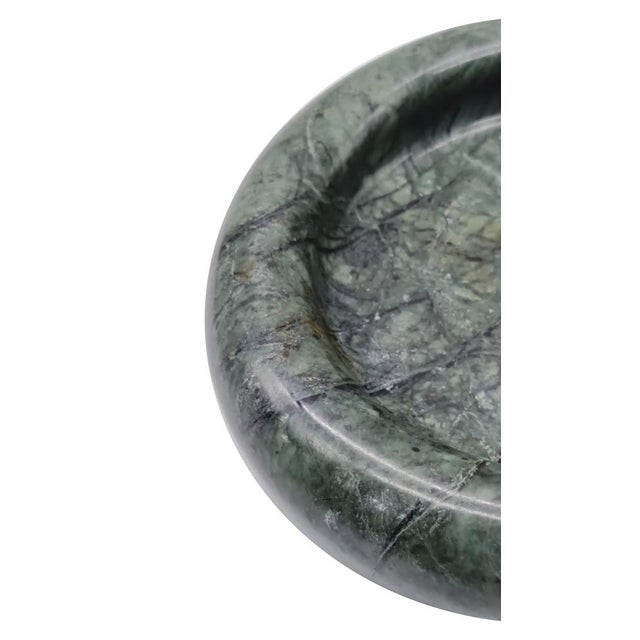 Green Marble Centerpiece by Sergio Asti for Up & Up, Italy, 1970s For Sale - Image 6 of 7