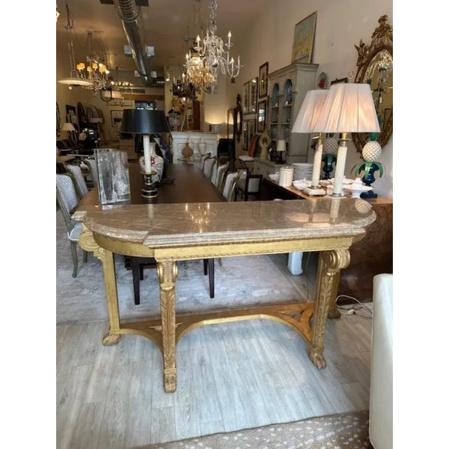 French Attributed to Dennis & Leen Biennale Console Table For Sale - Image 3 of 10