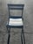 Metal Wrought Iron Table & 4 Aluminum Chairs Patio Set ~ For Sale - Image 7 of 8