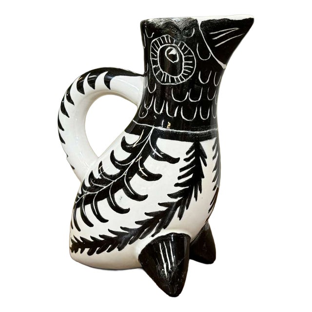Zoomorphic Pitcher by Pierre Toulhoat, 1950s For Sale