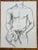 Barbara Beck 1970s Figurative Nude Charcoal Sketch on Paper For Sale - Image 4 of 4