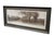Antique Ernest C Rost signed panoramic country landscape etching featuring a farmhouse / cottage with stone wall, dirt...
