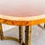 Restored 1970s Burl & Brass Mastercraft Dining Table With Two Leaves, Attributed For Sale In Los Angeles - Image 6 of 13