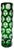 Vintage Emerald Green Cut-to-Clear Lens Crystal Cylinder Vase from Nachtmann Bleikristall, 1970s For Sale