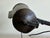 1930s 1930s Art Deco Hammered Solid Brass Banker's Desk Table Lamp With Wood-Core Base For Sale - Image 5 of 12