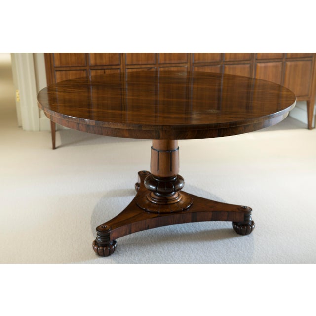 English 19th Century English Rosewood Center Table For Sale - Image 3 of 7