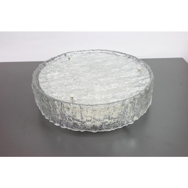 1960s Large Murano Glass Flushmount Fixture from Kaiser, 1960s For Sale - Image 5 of 18