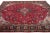 1950s Vintage Handmade Persian Red Medallion Wool Rug 6'9" X 9'8" For Sale - Image 5 of 10
