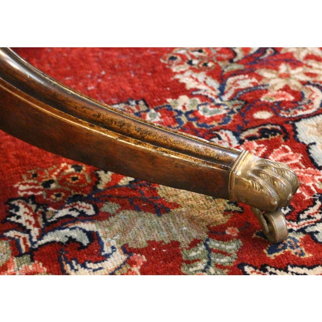 C. 1830 English Regency-William IV Double Pedestal Banquet Table For Sale In Raleigh - Image 6 of 6