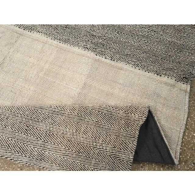 Textile Galerie Shabab Collection Mid-20th Century Turkish Flatweave Kilim Accent Rug For Sale - Image 7 of 8