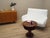 The coffee table was made in the 1960s, Italian production. The structure and the top are made of solid oak wood. The...