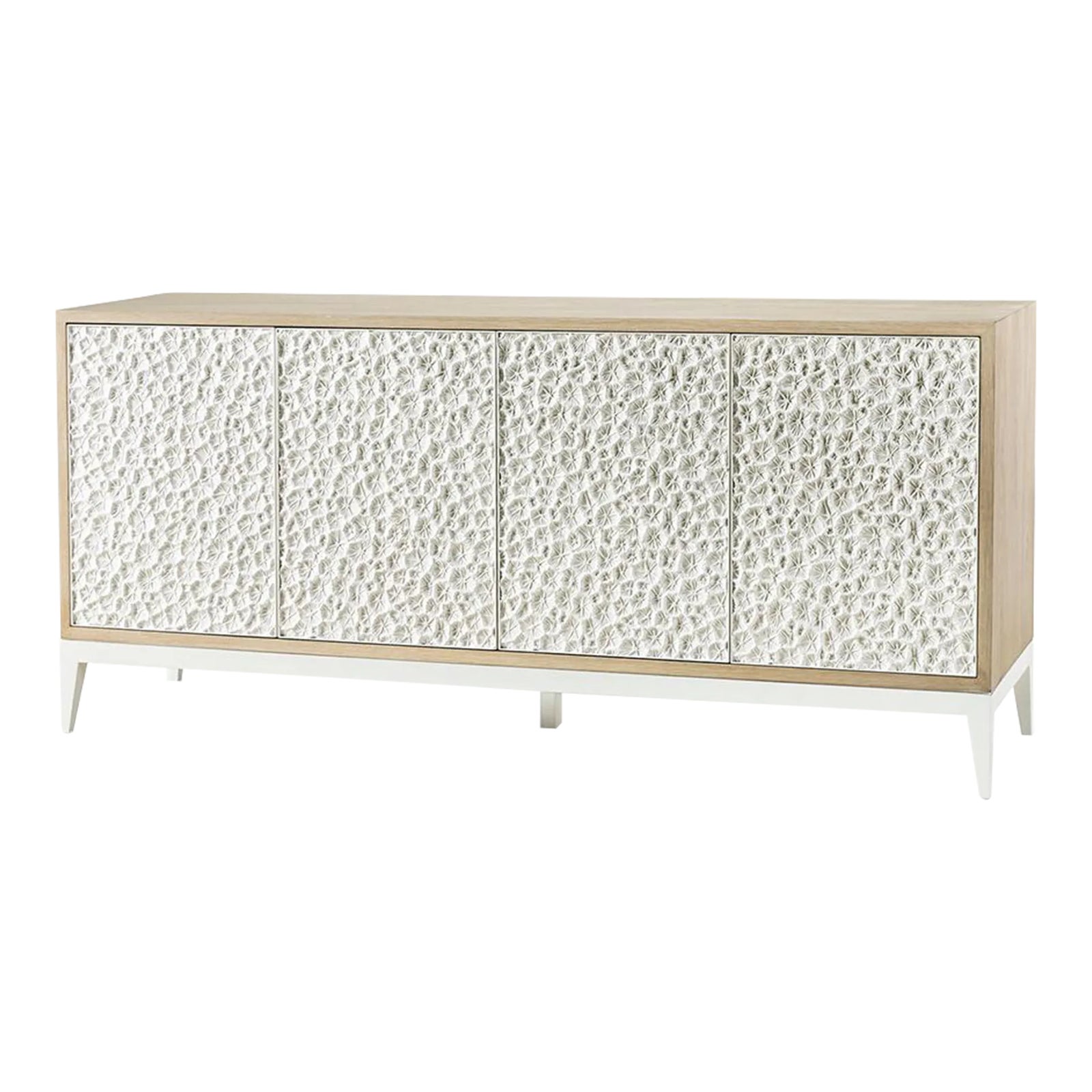 Modern Style Coral Sideboard | Chairish