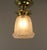Metal Art Nouveau Ceiling Lamp in Brass and Glass, France, 1915 For Sale - Image 7 of 9