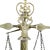 1970s Vintage Italian Marble & Brass Double Apothecary Scales For Sale - Image 5 of 6