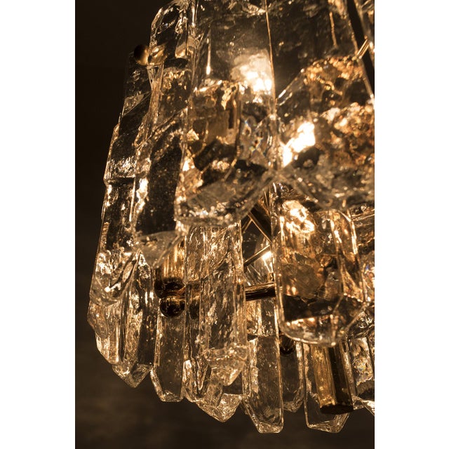 Gold Vintage Palazzo Hanging Lamp j.t. Kalmar by J. T. Kalmar For Sale - Image 8 of 13