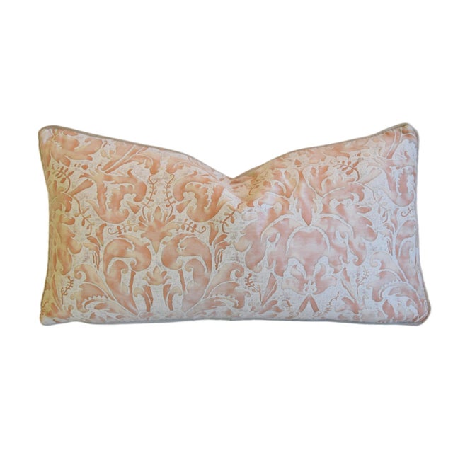 Early 21st Century Italian Designer Mariano Fortuny Lucrezia Botanical Feather/Down Pillow For Sale - Image 5 of 7