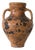 Antique Terracotta Vase with Ochre Glaze, 1800s For Sale