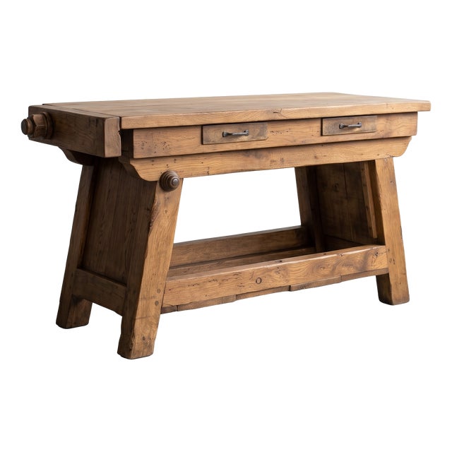 Early 20th Century French Artisan Workbench in Wood, 1880 For Sale
