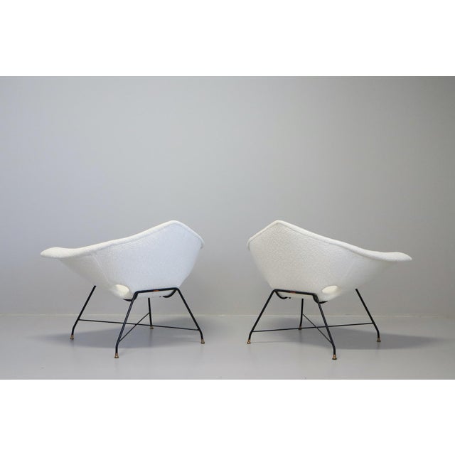 Mid-Century Modern Kosmos Italia Armchairs by Augusto Bozzi for Saporiti, 1950s, Set of 2 For Sale - Image 3 of 18