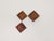 1960s 1960s Mid-Century Danish Modern Teak Coaster Set of 5 For Sale - Image 5 of 9