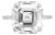 Real Lab Grown 3 Carat Ct Diamond Engagement Ring vs Clarity Asscher Cut 14k White Gold Igi Certified Size 6 For Sale