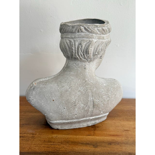 1990s 1990s Lady Head Cast Cachepot Planter For Sale - Image 5 of 7