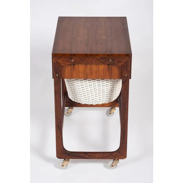 Mid-Century Modern Sewing Table from BR Gelsted, Denmark, 1960s For Sale - Image 3 of 13