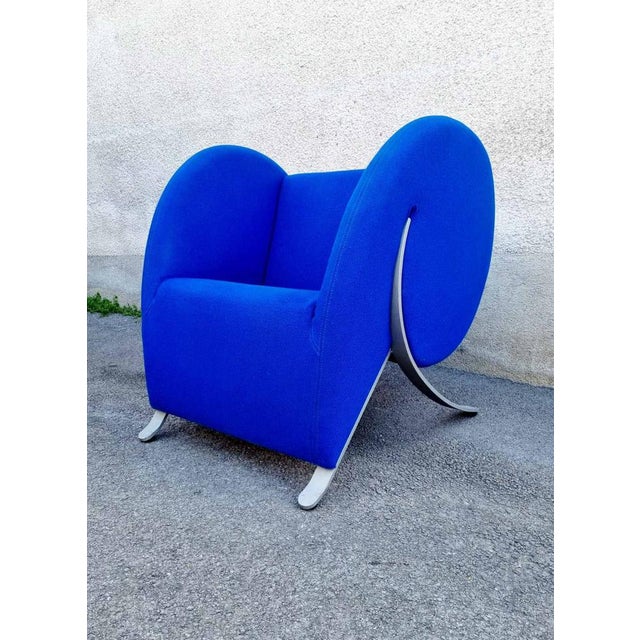 Virgola Armchair by Yaakov Kaufman for Arflex, Italy, 1991 For Sale - Image 6 of 15