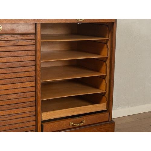 Art Deco Roller Shutter Cabinet For Sale - Image 12 of 14
