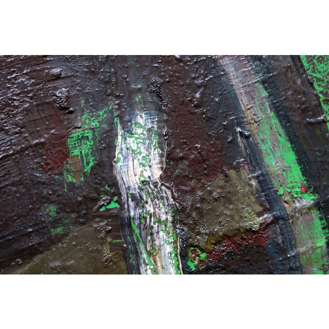 Aleksandr Rodin, Landscape by the River, Oil on Cardboard, 1970s For Sale - Image 7 of 9