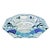 Val Saint-Lambert Vintage Val Saint-Lambert Heavy Lead Crystal 9" Amadis Faceted Octagon Ashtray For Sale - Image 4 of 8