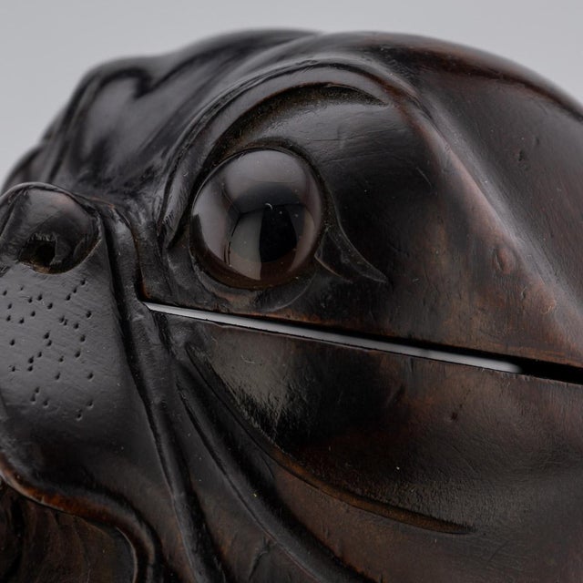 19th Century Victorian Tree of Life Bulldog Inkwell, 1860 For Sale - Image 11 of 18