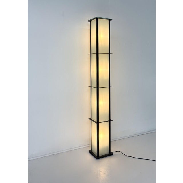 Opal Floor Lamp by Fabiaan Van Severen, Belgium, 1990s This piece is attributed to the mentioned designer/maker. It has no...