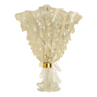 Wall Sconces with Glass Shades from Seguso, 1935 For Sale