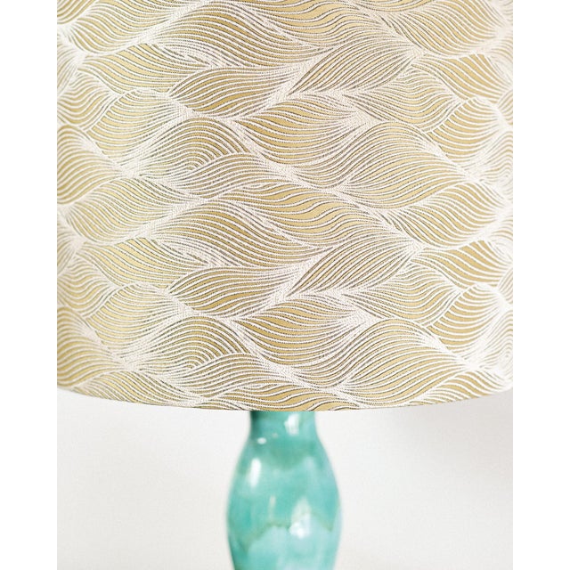 Mid-Century Modern Artisan Table Ceramic Lamp, 1970s For Sale - Image 3 of 7