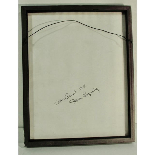 1960s Jean Genet Photography by Thom Lafferty Dated 1968 For Sale - Image 5 of 7