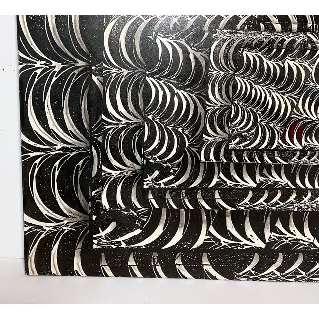 C. 1960s Alton Tobey Large Op Art Curvilinear Work For Sale In Boston - Image 6 of 7