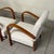 Art Deco Italian Armchairs in Curved Wood, 1930s, Set of 2 For Sale - Image 10 of 15