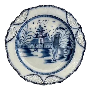 C. 1780 English Long Liza Pearlware Plate