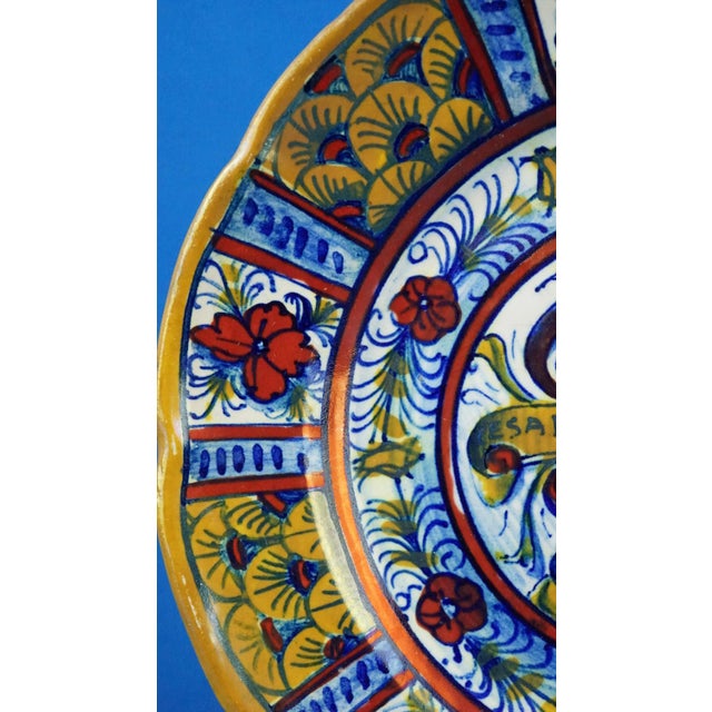 Vintage Ceramic Plates, 1920s, Set of 2 For Sale - Image 17 of 18