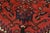 1990s Zanjan Rug 4'5'' X 6'9'' Red Wool Vintage Tribal Hand-Knotted Oriental Carpet For Sale - Image 5 of 15
