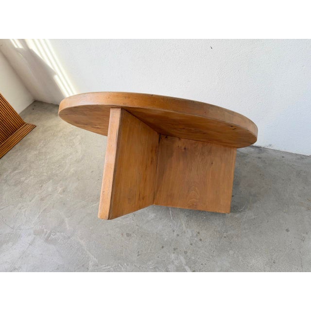 Modernist Elm Coffee Table, 1950s For Sale - Image 16 of 18