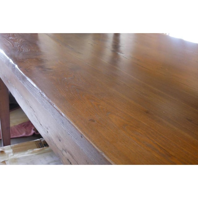 Antique Rectangular Table in Elm, Italy, Early 19th Century For Sale - Image 6 of 13