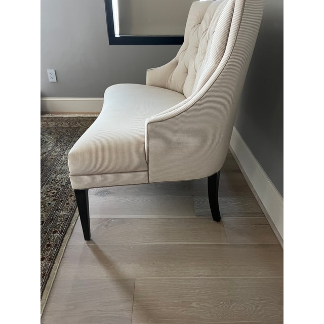 Curved Bench by Kravet For Sale In Houston - Image 6 of 8