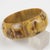 Art Deco Banana and Chocolate Bakelite Bracelet Bangle with Carving For Sale - Image 3 of 7