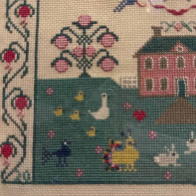 Vintage Bless This House Cross Stitch For Sale - Image 4 of 7