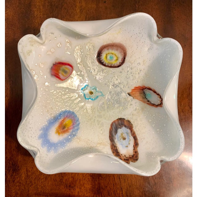 Glass Murano Glass "Tutti Frutti" Bowl For Sale - Image 7 of 9